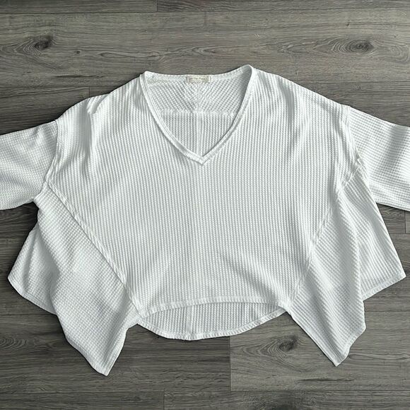 Free People Coraline Waffle Knit Tee - Picture 7 of 12